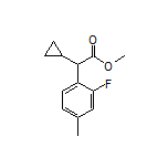 Methyl 2-Cyclopropyl-2-(2-fluoro-4-methylphenyl)acetate