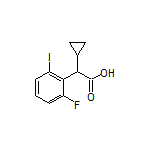2-Cyclopropyl-2-(2-fluoro-6-iodophenyl)acetic Acid