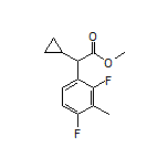 Methyl 2-Cyclopropyl-2-(2,4-difluoro-3-methylphenyl)acetate