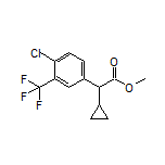 Methyl 2-[4-Chloro-3-(trifluoromethyl)phenyl]-2-cyclopropylacetate