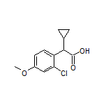 2-(2-Chloro-4-methoxyphenyl)-2-cyclopropylacetic Acid