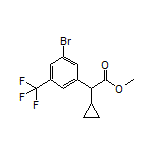 Methyl 2-[3-Bromo-5-(trifluoromethyl)phenyl]-2-cyclopropylacetate