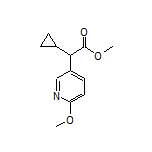 Methyl 2-Cyclopropyl-2-(6-methoxypyridin-3-yl)acetate