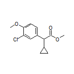 Methyl 2-(3-Chloro-4-methoxyphenyl)-2-cyclopropylacetate