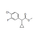 Methyl 2-(4-Chloro-3-fluorophenyl)-2-cyclopropylacetate