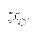 2-Cyclopropyl-2-(4-methylpyridin-2-yl)acetic Acid