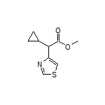 Methyl 2-Cyclopropyl-2-(4-thiazolyl)acetate
