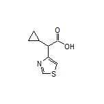 2-Cyclopropyl-2-(4-thiazolyl)acetic Acid