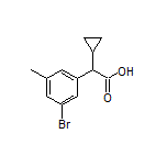 2-(3-Bromo-5-methylphenyl)-2-cyclopropylacetic Acid