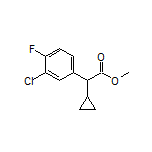 Methyl 2-(3-Chloro-4-fluorophenyl)-2-cyclopropylacetate