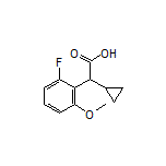 2-Cyclopropyl-2-(2-fluoro-6-methoxyphenyl)acetic Acid