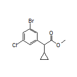 Methyl 2-(3-Bromo-5-chlorophenyl)-2-cyclopropylacetate