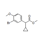Methyl 2-(3-Bromo-4-methoxyphenyl)-2-cyclopropylacetate