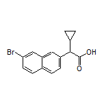 2-(7-Bromonaphthalen-2-yl)-2-cyclopropylacetic Acid