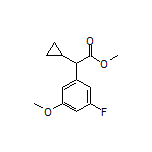 Methyl 2-Cyclopropyl-2-(3-fluoro-5-methoxyphenyl)acetate