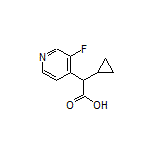 2-Cyclopropyl-2-(3-fluoropyridin-4-yl)acetic Acid