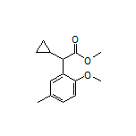 Methyl 2-Cyclopropyl-2-(2-methoxy-5-methylphenyl)acetate