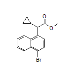 Methyl 2-(4-Bromonaphthalen-1-yl)-2-cyclopropylacetate