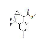 Methyl 2-Cyclopropyl-2-[4-iodo-2-(trifluoromethyl)phenyl]acetate