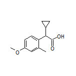 2-Cyclopropyl-2-(4-methoxy-2-methylphenyl)acetic Acid
