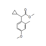 Methyl 2-Cyclopropyl-2-(4-methoxy-2-methylphenyl)acetate