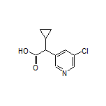 2-(5-Chloropyridin-3-yl)-2-cyclopropylacetic Acid
