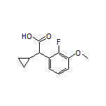 2-Cyclopropyl-2-(2-fluoro-3-methoxyphenyl)acetic Acid