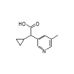 2-Cyclopropyl-2-(5-methylpyridin-3-yl)acetic Acid