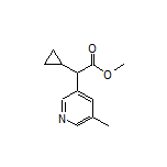 Methyl 2-Cyclopropyl-2-(5-methylpyridin-3-yl)acetate