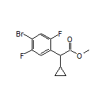 Methyl 2-(4-Bromo-2,5-difluorophenyl)-2-cyclopropylacetate