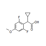2-Cyclopropyl-2-(2,6-difluoro-4-methoxyphenyl)acetic Acid