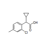 2-(2-Chloro-4-methylphenyl)-2-cyclopropylacetic Acid