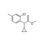 Methyl 2-(2-Chloro-4-methylphenyl)-2-cyclopropylacetate