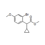 Methyl 2-(2-Bromo-4-methoxyphenyl)-2-cyclopropylacetate