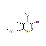 2-(2-Bromo-4-methoxyphenyl)-2-cyclopropylacetic Acid