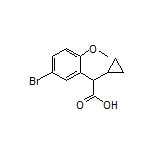 2-(5-Bromo-2-methoxyphenyl)-2-cyclopropylacetic Acid