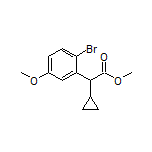Methyl 2-(2-Bromo-5-methoxyphenyl)-2-cyclopropylacetate