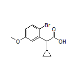 2-(2-Bromo-5-methoxyphenyl)-2-cyclopropylacetic Acid