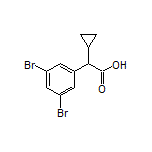2-Cyclopropyl-2-(3,5-dibromophenyl)acetic Acid