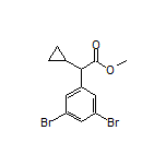 Methyl 2-Cyclopropyl-2-(3,5-dibromophenyl)acetate