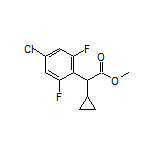 Methyl 2-(4-Chloro-2,6-difluorophenyl)-2-cyclopropylacetate