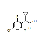 2-(4-Chloro-2,6-difluorophenyl)-2-cyclopropylacetic Acid