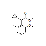 Methyl 2-Cyclopropyl-2-(2-methoxy-6-methylphenyl)acetate