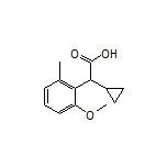 2-Cyclopropyl-2-(2-methoxy-6-methylphenyl)acetic Acid