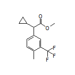 Methyl 2-Cyclopropyl-2-[4-methyl-3-(trifluoromethyl)phenyl]acetate