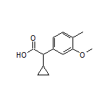 2-Cyclopropyl-2-(3-methoxy-4-methylphenyl)acetic Acid