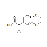2-Cyclopropyl-2-(3,4-dimethoxyphenyl)acetic Acid