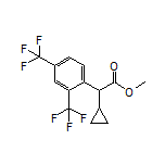 Methyl 2-[2,4-Bis(trifluoromethyl)phenyl]-2-cyclopropylacetate