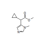 Methyl 2-Cyclopropyl-2-(1-methyl-5-imidazolyl)acetate