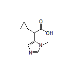 2-Cyclopropyl-2-(1-methyl-5-imidazolyl)acetic Acid